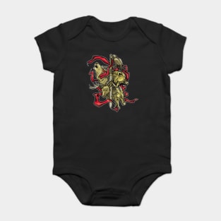 Heir To The Throne Gold Baby Bodysuit